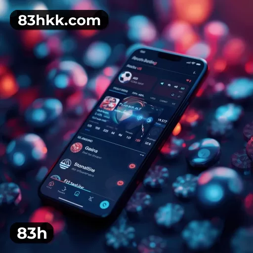 Sessão de jogo em andamento no aplicativo 83h para Android