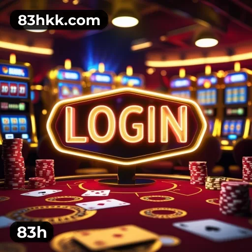 Tela de boas-vindas e lobby de jogos do aplicativo 83h